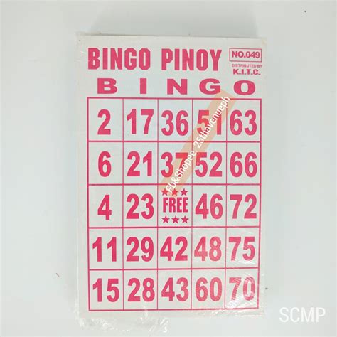 bingo card philippines